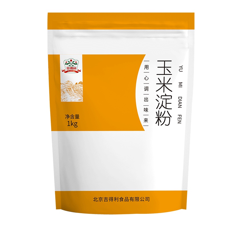 吉得利 玉米淀粉 烘焙材料五谷杂粮 食用生粉炒菜勾芡1000g
