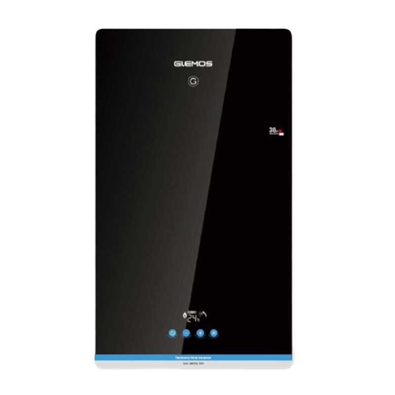 格林姆斯(GLEMOS)W11-55B速热式电热水器 双胆循环加热微电脑全智能恒温16升储水 5500W 黑色