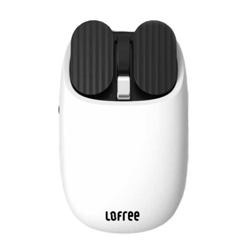 LOFREE 洛斐 EH115 MAUS 薯片蓝牙鼠标 (无线笔记本 台式电脑家用 办公鼠标) 白色