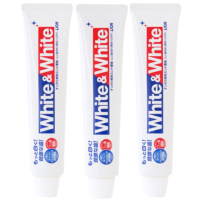 狮王(Lion) 150g×3 美白牙膏