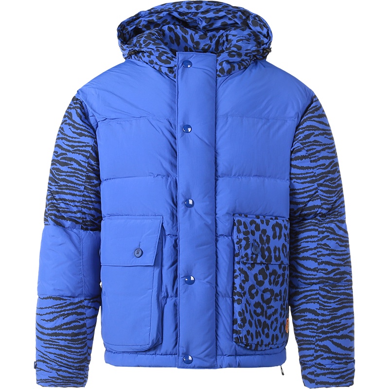 高田贤三 KENZO 男士锦纶鸭绒连帽羽绒服棉服外套FB5 5OU129 9KD