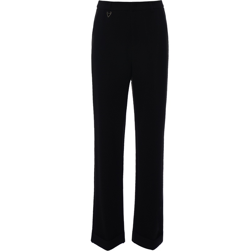 OUNIXUE欧昵雪 | [OL气质呢子烟管裤]秋冬季职业修身高腰休闲裤女