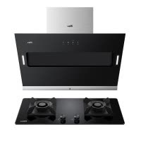 华帝(vatti)侧吸烟灶套餐i11149+52B抽油烟机19立方大吸力灶具4.5kW猛火力近吸油烟机两件套装天然气