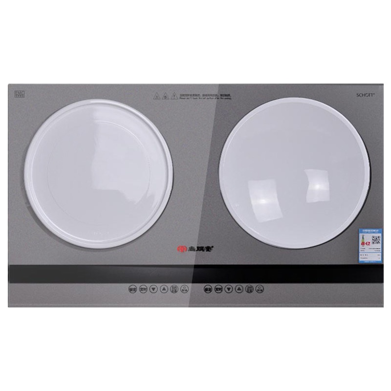 尚朋堂YS-IC34H38 双头电磁炉 家用电池炉电磁灶 电磁双灶嵌入式台式两用爆炒大功率 德国肖特进口面板电池炉