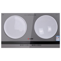尚朋堂YS-IC34H38 双头电磁炉 家用电池炉电磁灶 电磁双灶嵌入式台式两用爆炒大功率 德国肖特进口面板电池炉