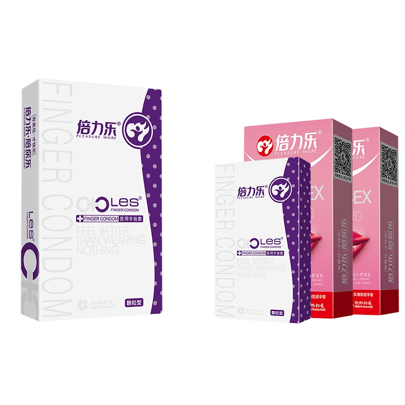 暖感裸入[36只]口交套20+石墨烯指套16+冰火口娇水6+迷你震动棒 CCW