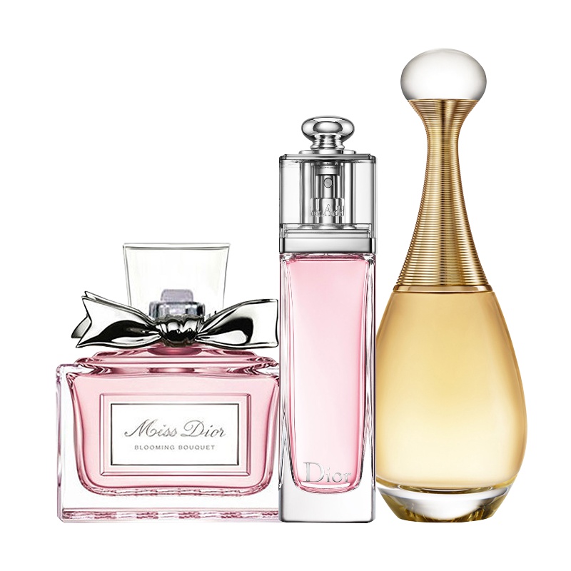 Dior迪奥女士香水Q版三件套礼盒(真我+甜心+魅惑)每瓶5ml小样