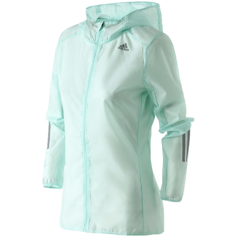 【自营】阿迪达斯女服外套跑步梭织防风衣运动休闲运动服DT4813
