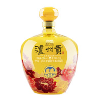 泸州老窖股份出品泸州贡52度1880ML大坛黄色款 特价浓香型高度白酒礼盒装