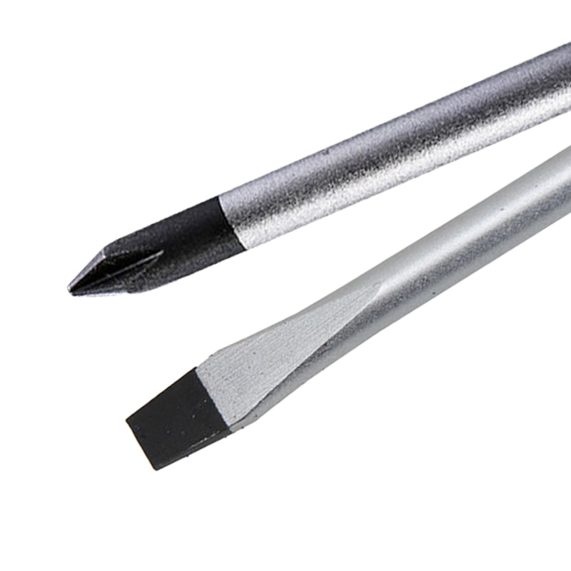 泰森(TAISEN)509282Cr-V橡塑双色柄螺丝批一字螺丝批螺丝刀 加强铬钒钢强改锥8X300mm +(单位:把)