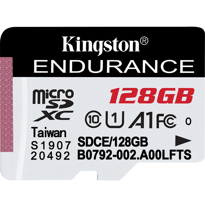 金士顿(Kingston)128GB 读速95MB/s U1 A1 TF 内存卡 行车记录仪&家庭监控摄像专用存储卡