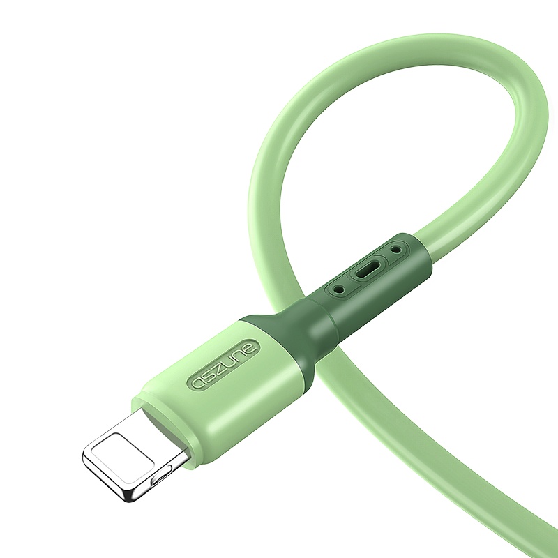 邻家-苹果液态硅胶成型线-黄色1.2米 手机数据线隔热阻燃 超级快充不发烫不伤机 液态硅胶 不开胶不断裂 (2条)