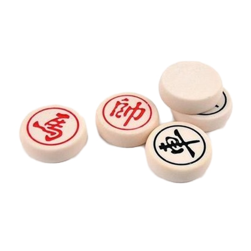 禧天龙 中国象棋 玉化石/象牙白 成功9160,4.0CM 小