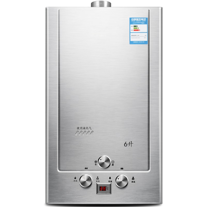韩宝（HANBAO）6升强排式燃气热水器液化气/天然气 煤气热水器 JSQ12-DSY02（用户自行安 装）