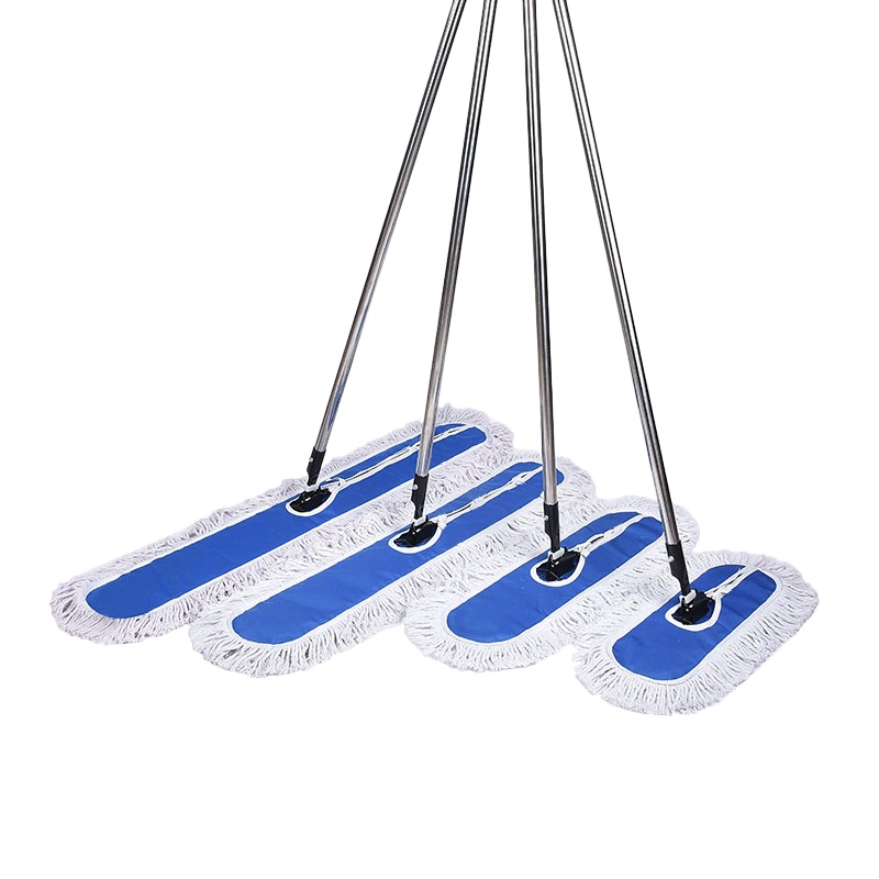 规格[60cm整套尘推 10个装]酒店学校家用棉纱拖把瓷砖专用大码宽长平拖排拖大号尘推