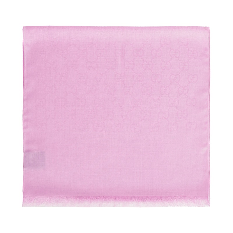 GUCCI 古驰 Gucci围巾 女士双G印花围巾披肩4062363G632深蓝色TU