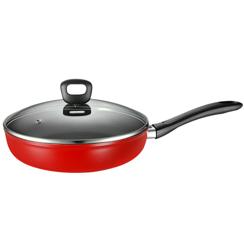 爱仕达(ASD) 28CM电磁炉通用不粘煎锅 平底锅可煎蛋 煎饼 煎牛排 WG8128E家用煎锅