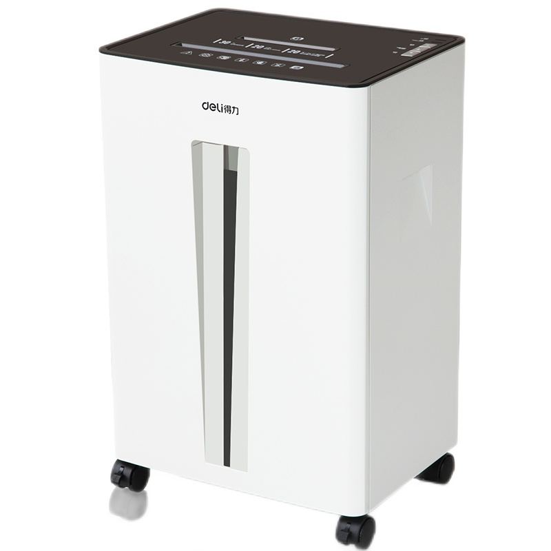 得力 碎纸机 大容量办公商用粉碎机 多功能文件颗粒碎纸机 德国5级-30L 9916