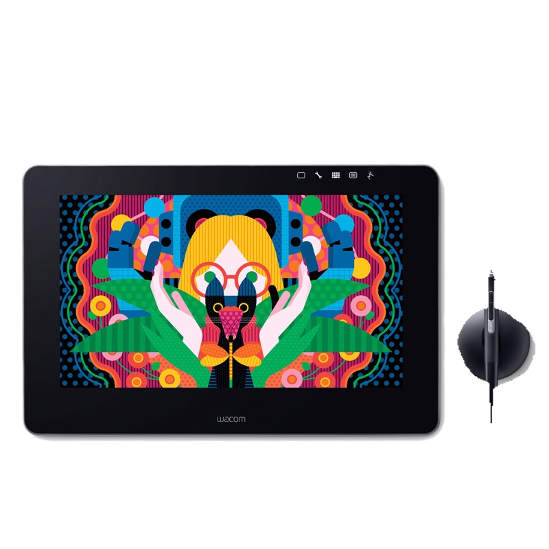 和冠 Wacom 新帝 DTH-1320/AK0-F创意数位屏 8192级压感 绘图屏 手绘板 数位板 黑色