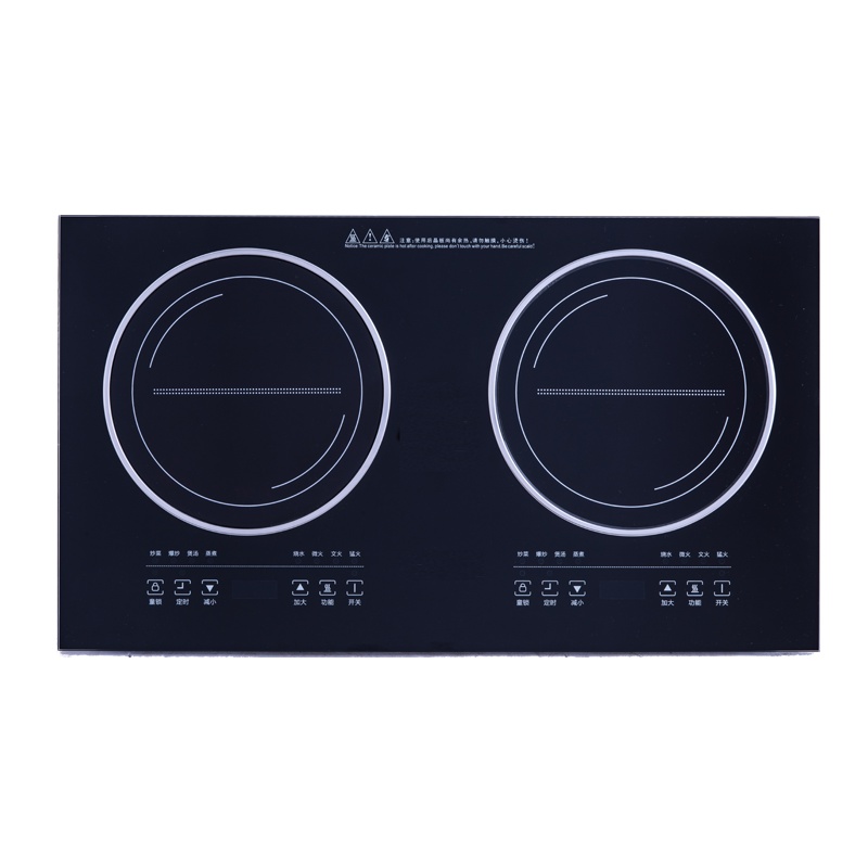 飞天鼠(FTIANSHU) 商用电磁炉嵌入式双头双灶电磁灶双眼双头电磁炉HP22A