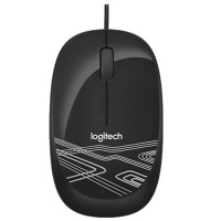 罗技(Logitech)M105有线鼠标USB 黑色 家用办公电脑笔记本通用