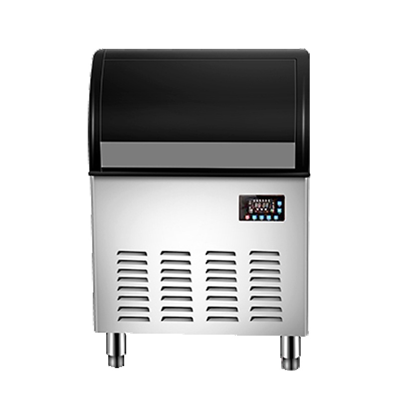 喜莱盛BM-150Y商用奶茶店酒吧KTV大型小型容量家用全自动方冰造冰机 150KG月牙冰制冰机 208冰格