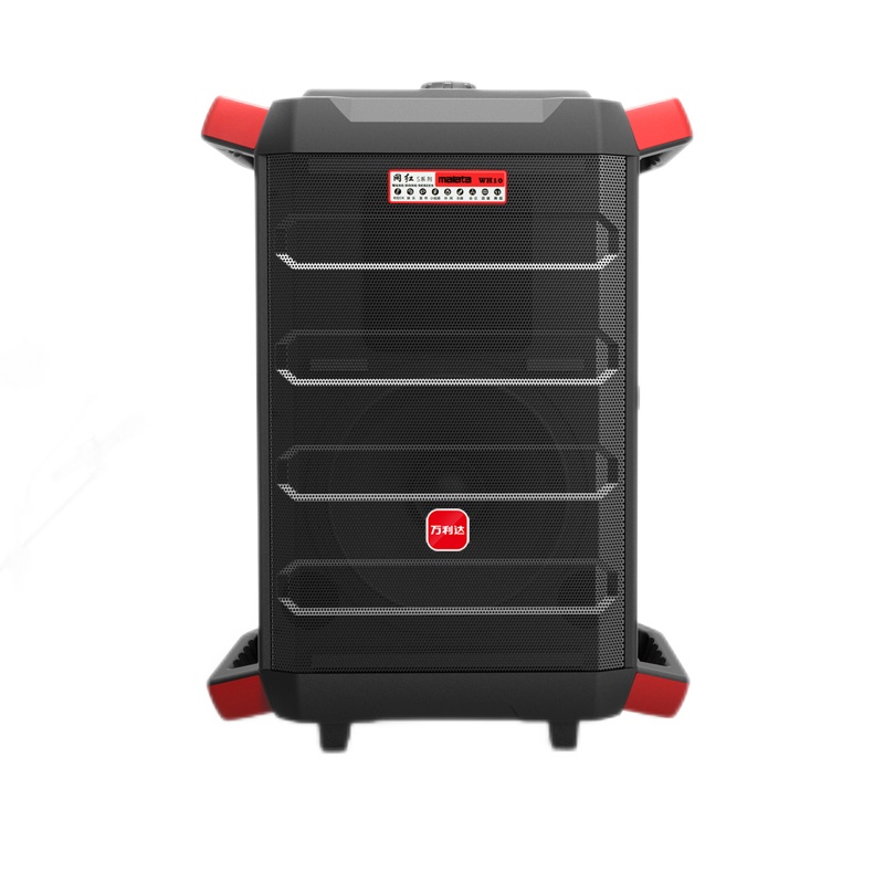 万利达(Malata)9810S直播声卡户外音箱10英寸广场舞音响拉杆移动大功率蓝牙扩音器低音炮抖音快手升级版