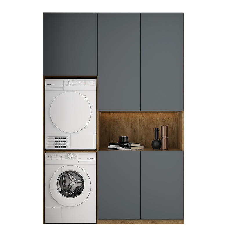 拉迷全屋定制 衣柜梳妆台整体卧室空间定制开放式玻璃门衣帽间高级灰衣橱定做