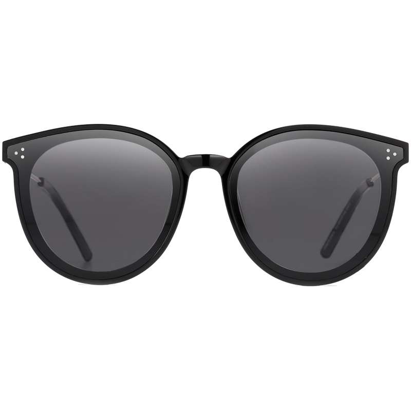 帕森(PARZIN)太阳镜女 宋祖儿明星同款 情侣复古大框尼龙镜片潮墨镜 91619