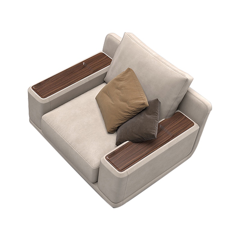 DYUANS 东原洛桑胡桃系列1.12米单人沙发A0101