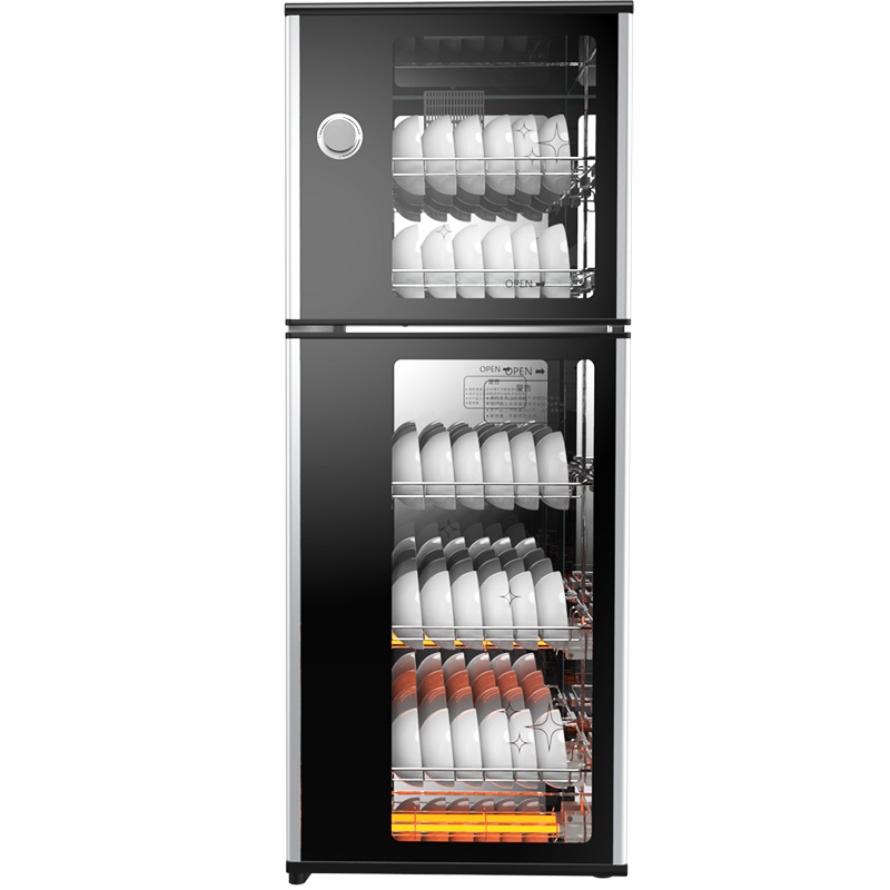 东贝消毒柜商用HL-ZTP-128V臭氧消毒碗柜立式不锈钢碗筷厨房餐具消毒柜子