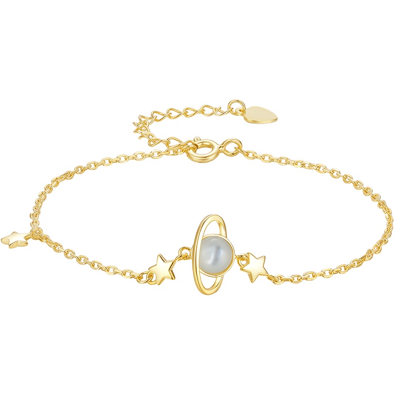 周大生银手饰S925星球手链梦幻宇宙ins小众设计