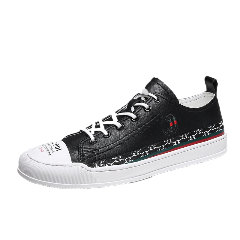 哈苏欧洲站男鞋2020新款潮流明星同款小白鞋印花板鞋男 HS9103