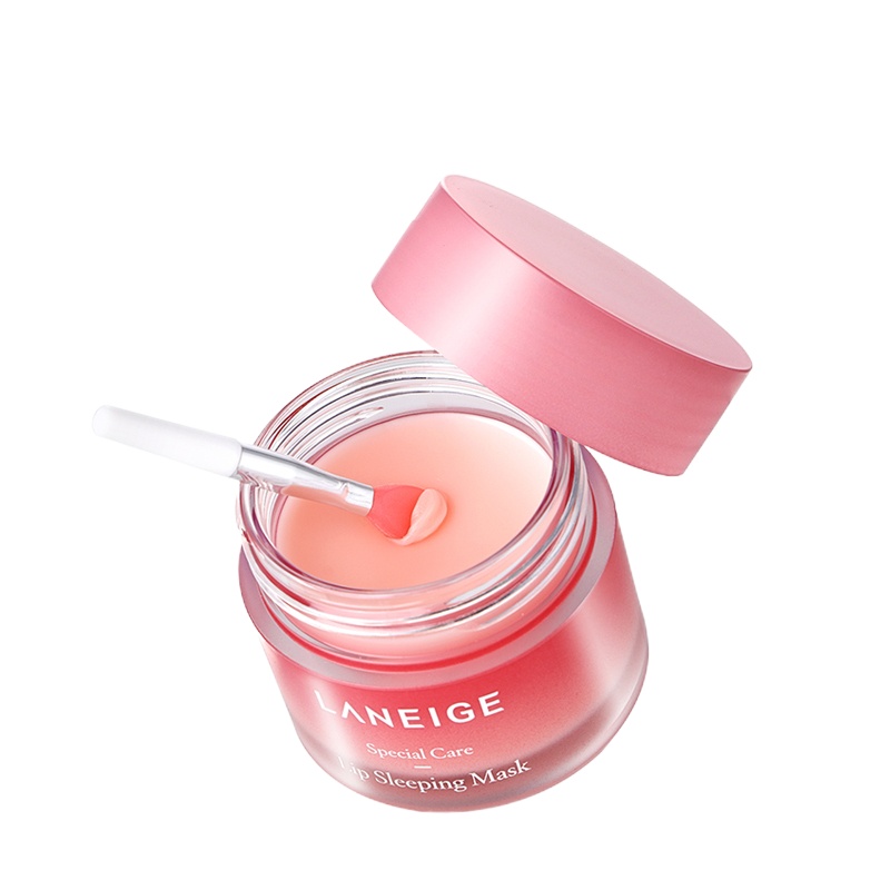 兰芝(Laneige) 夜间滋润保湿祛死皮淡化唇纹护理 唇膜唇膏 草莓唇膏20g