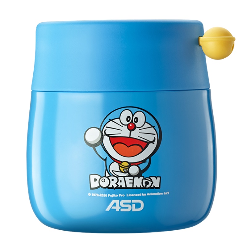 爱仕达哆啦A梦次元魔法焖烧罐学生上班族 内外304不锈钢保温饭盒 便携焖烧壶保温桶 长效保温保冷 600ML容量