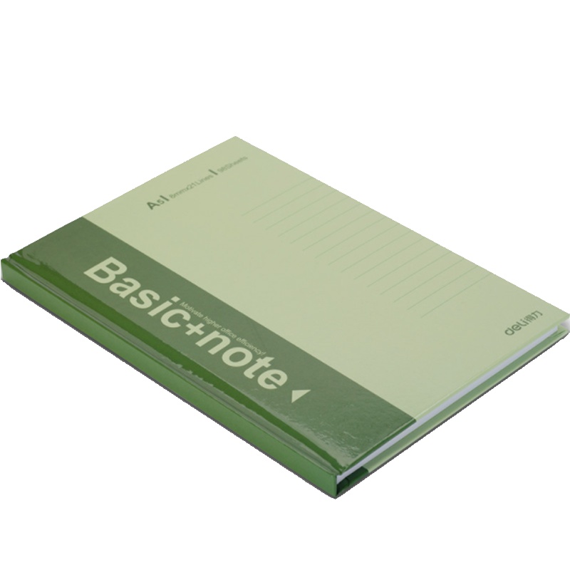 得力 3284 硬面抄a5 硬皮笔记本96页 A5硬抄记事本 硬壳笔记本