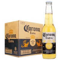 墨西哥风味科罗娜啤酒330ML*12瓶 整箱装 口感清醇 色彩明亮