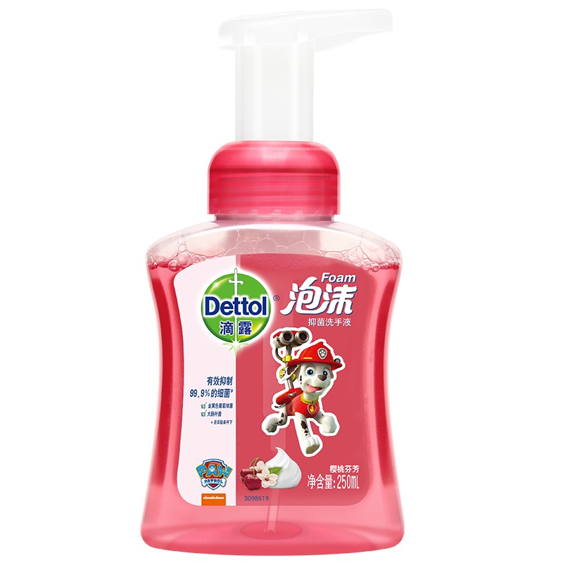 滴露泡沫抑菌洗手液樱桃芬芳250ml