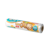 茶花pe保鲜膜食品专用厨房家用经济装大卷耐高温点断式微波炉大号[中号 25cm*180m]