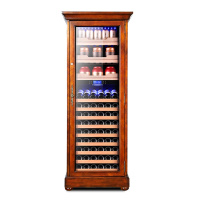 尊堡(zunbao)BJW-508D 压缩机恒温红酒柜 高端实木 欧式设计 纯铜蒸发器 168支装508升 自动除霜