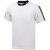 adidas阿迪达斯三叶草男装运动服TREFO IL RIBTEE休闲短袖T恤ED5612