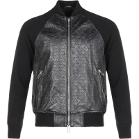 EMPORIO ARMANI 阿玛尼 男士 羊皮革/腈纶夹克外套 91B59P 91P59