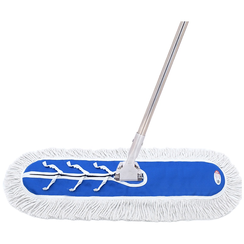 茶花(CHAHUA) 蓝白色平板拖把 90CM 蓝白色