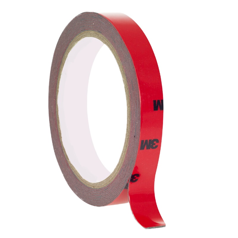 3M胶带 双面胶 汽车专用/家居通用胶粘 无痕 耐水 耐高温 红色