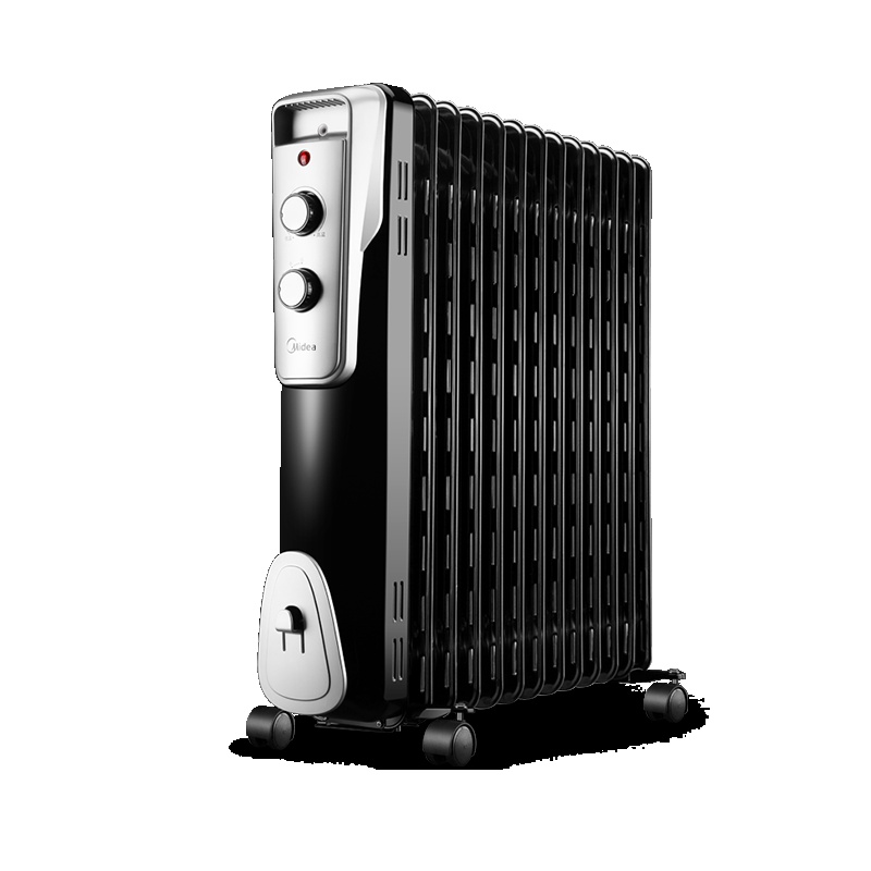 美的(Midea) NY2513-16J1W 油汀13片 2200W 镂空散热片 倾倒断电 家用取暖器 电暖气