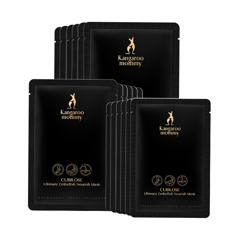 袋鼠妈妈 kangaroomommy25g*18片装孕妇燕窝滋养天然补水保湿护脸保湿补水专用孕妇护肤品