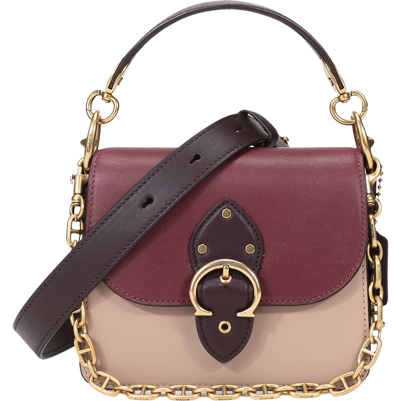 COACH 蔻驰 女士 专柜款BEAT系列皮革手提单肩斜挎包18号小号 6210