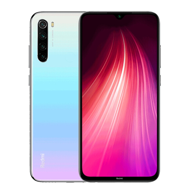 小米/红米Redmi Note8 6GB+64GB 皓月白800万全场景四摄 4000mAh长续航 高通骁龙665 18W快充 小金刚品质保证