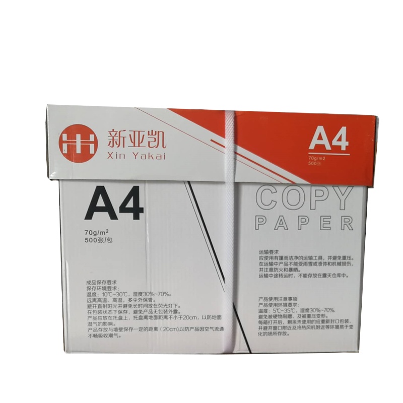 亚凯 新亚凯 打印纸 规格:A4 500张/包 单位:箱