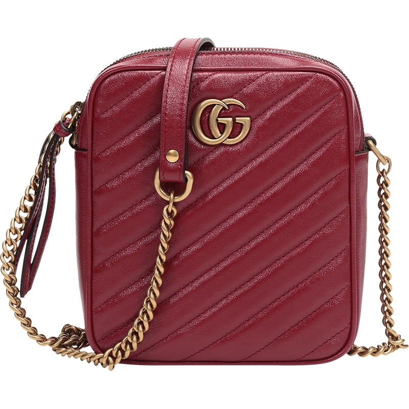 GUCCI 古驰 女士 GG MARMONT系列牛皮单肩斜挎包 550155 0OLFT